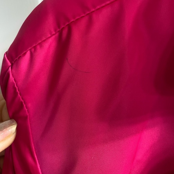 Chico's Vibrant Hot Pink Trench Coat with Tie Belt - Picture 4 of 11